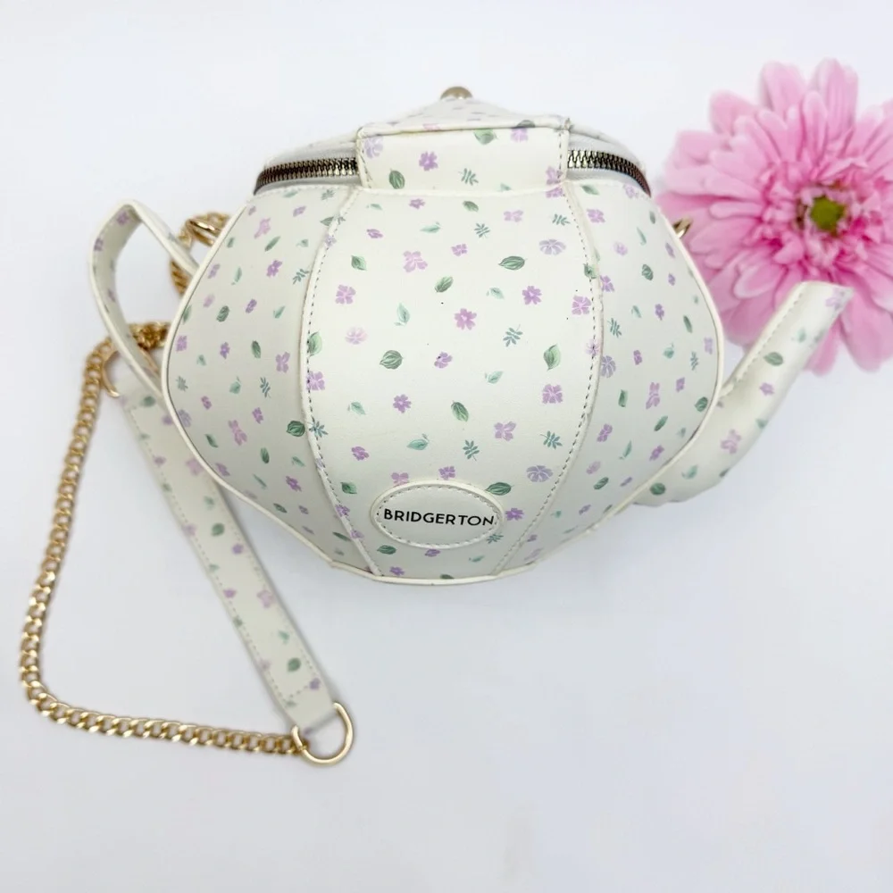 Bridgerton X Her Universe X Hot Topic Teapot Crossbody Bag - Picture 10 of 16